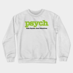 Psych Fake Psychic Real Detectives Adult Crewneck Sweatshirt